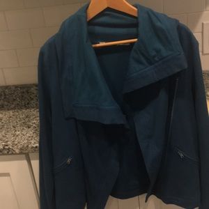 Athleta asymmetrical zip up coat